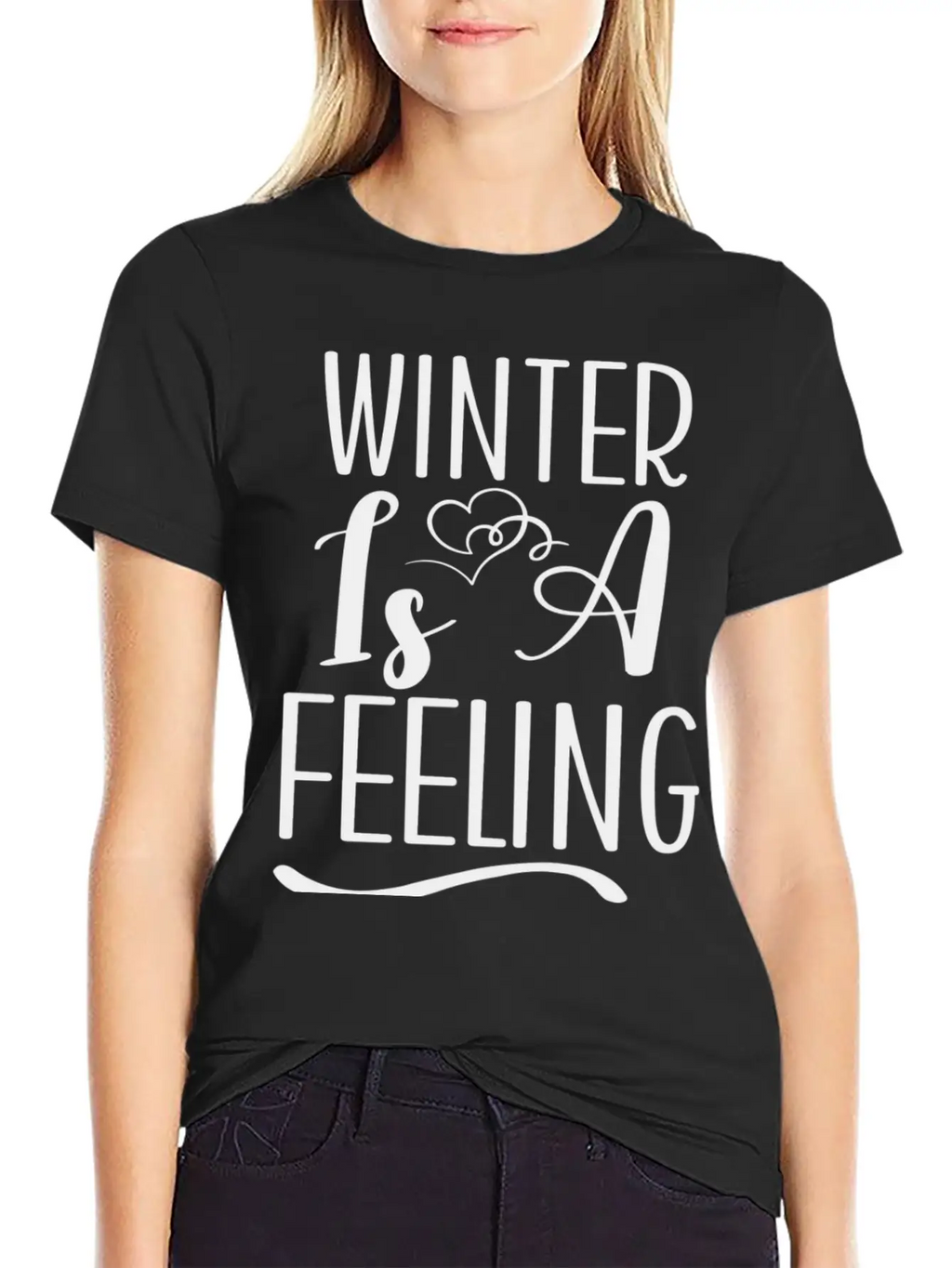 Winter Is A Feeling Unisex Short Sleeve Soft Cotton T-Shirt – Casual Everyday Wear