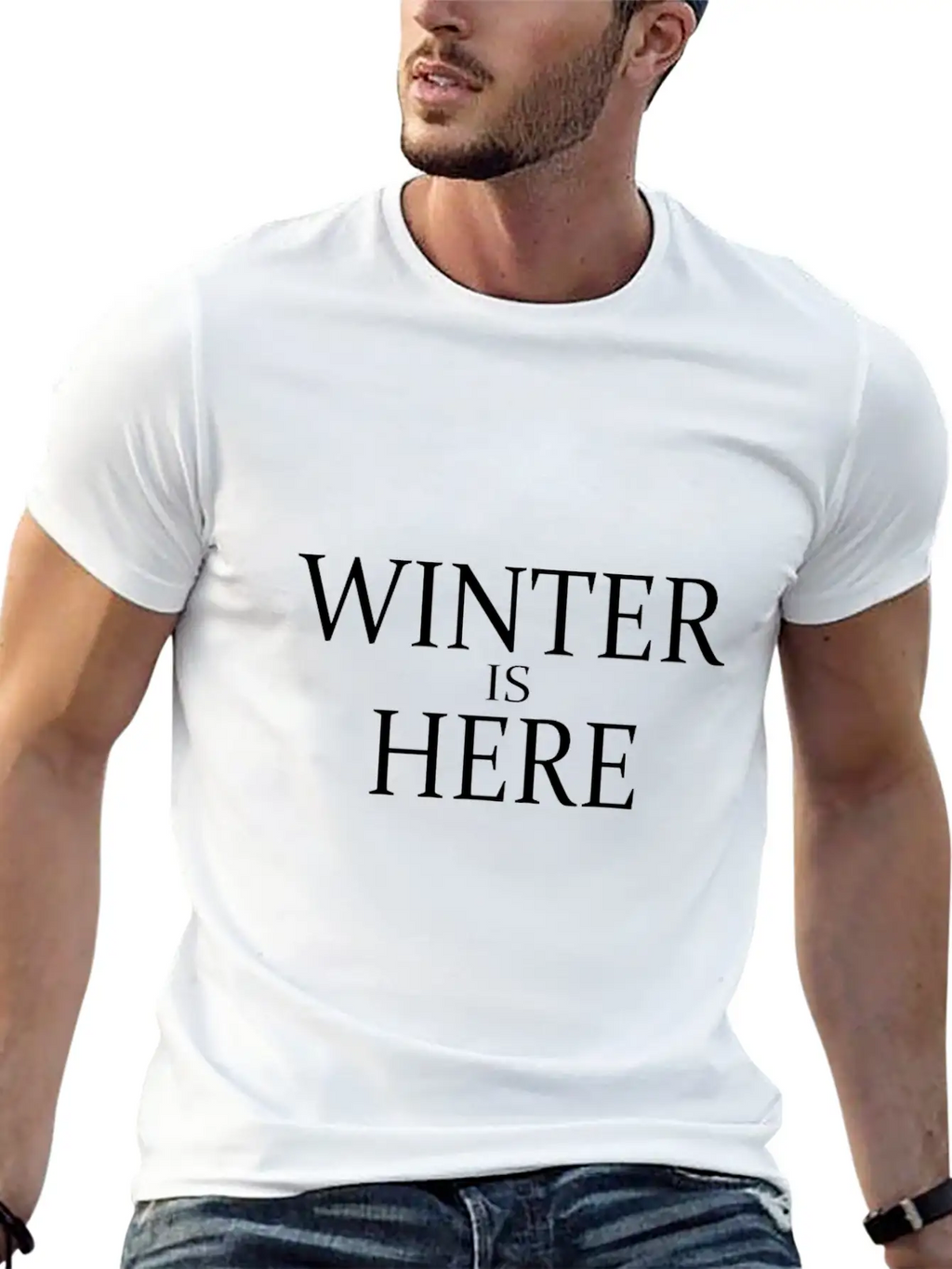 Winter Is Here Unisex Casual T-Shirt – Clean Design For Daily Comfort