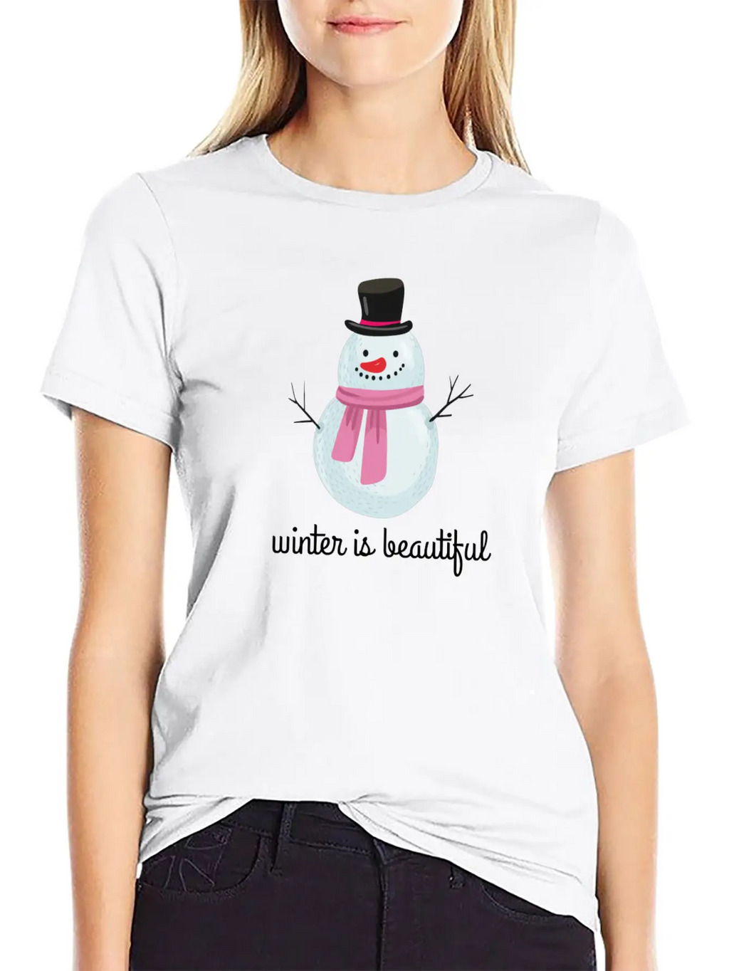 Winter Stylish Everyday T-Shirt – Unisex Basic Cotton Tee