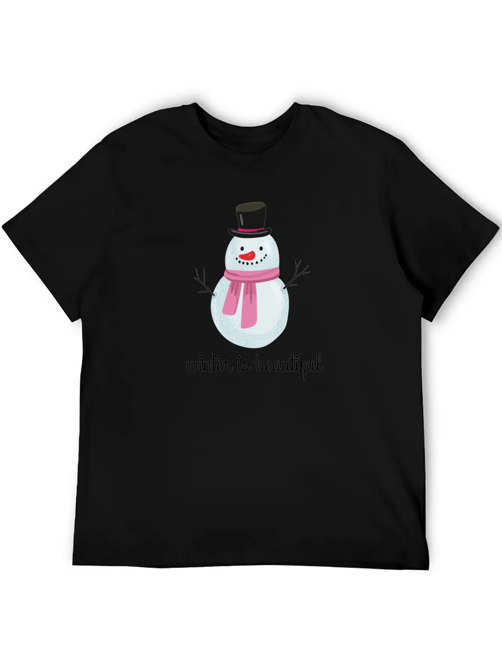 Winter Stylish Everyday T-Shirt – Unisex Basic Cotton Tee