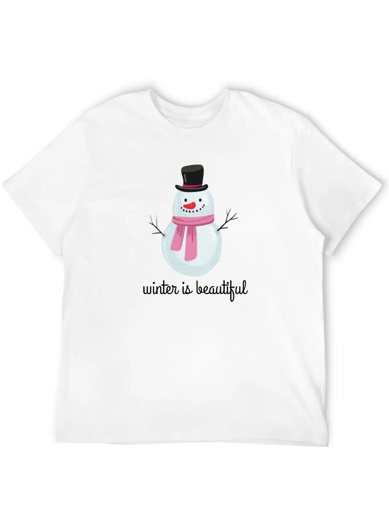 Winter Stylish Everyday T-Shirt – Unisex Basic Cotton Tee