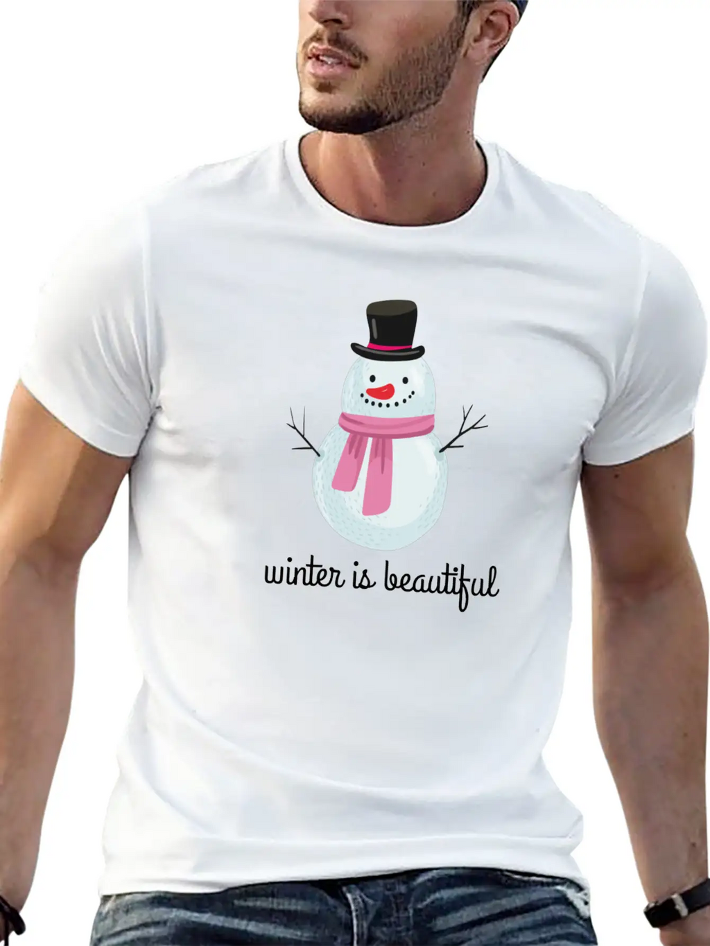 Winter Stylish Everyday T-Shirt – Unisex Basic Cotton Tee