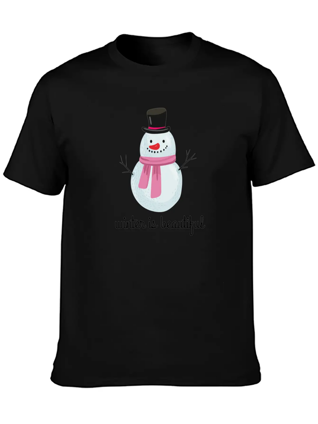 Winter Stylish Everyday T-Shirt – Unisex Basic Cotton Tee