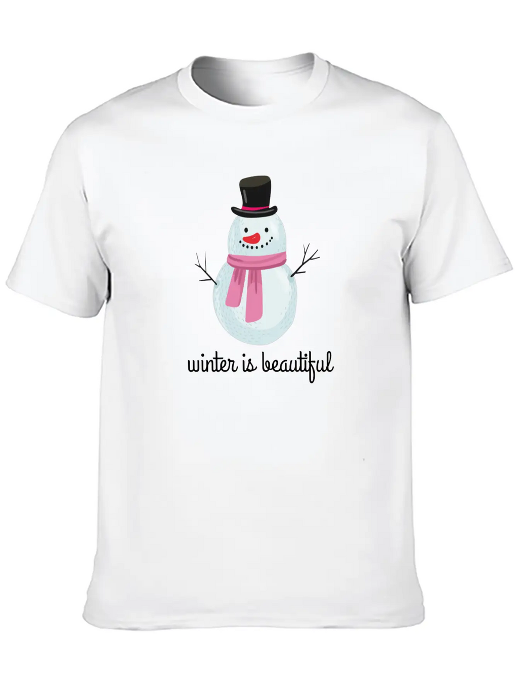 Winter Stylish Everyday T-Shirt – Unisex Basic Cotton Tee