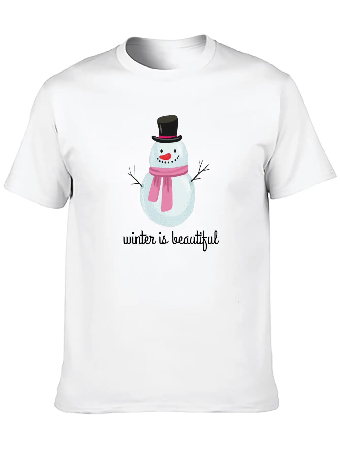 Winter Stylish Everyday T-Shirt – Unisex Basic Cotton Tee