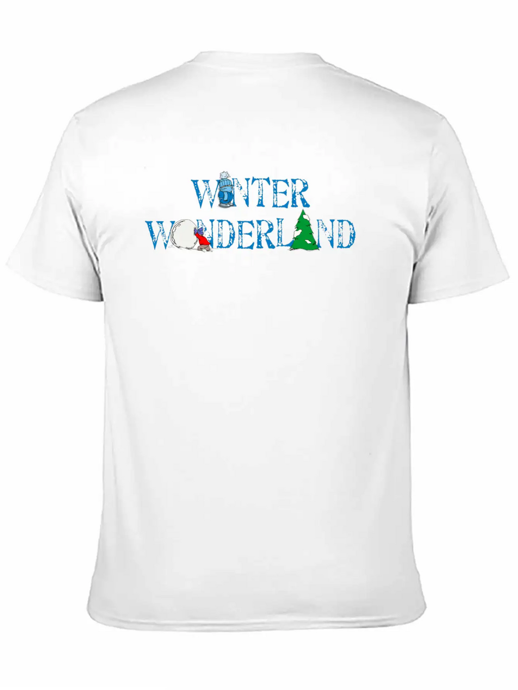 Winter Wonderland Snow Breathable Soft Cotton T-Shirt – Timeless Casual Look