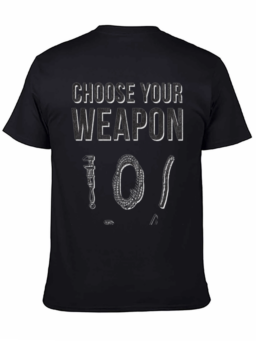 Choose Your Weapon T-Shirt - Black Graphic Tee
