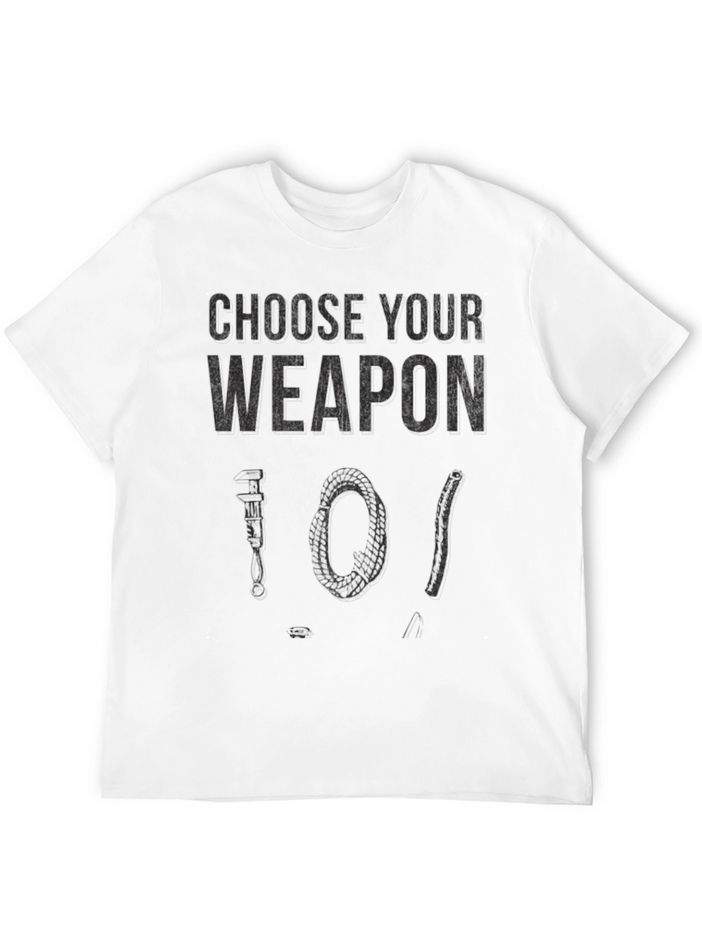 Choose Your Weapon T-Shirt - Black Graphic Tee