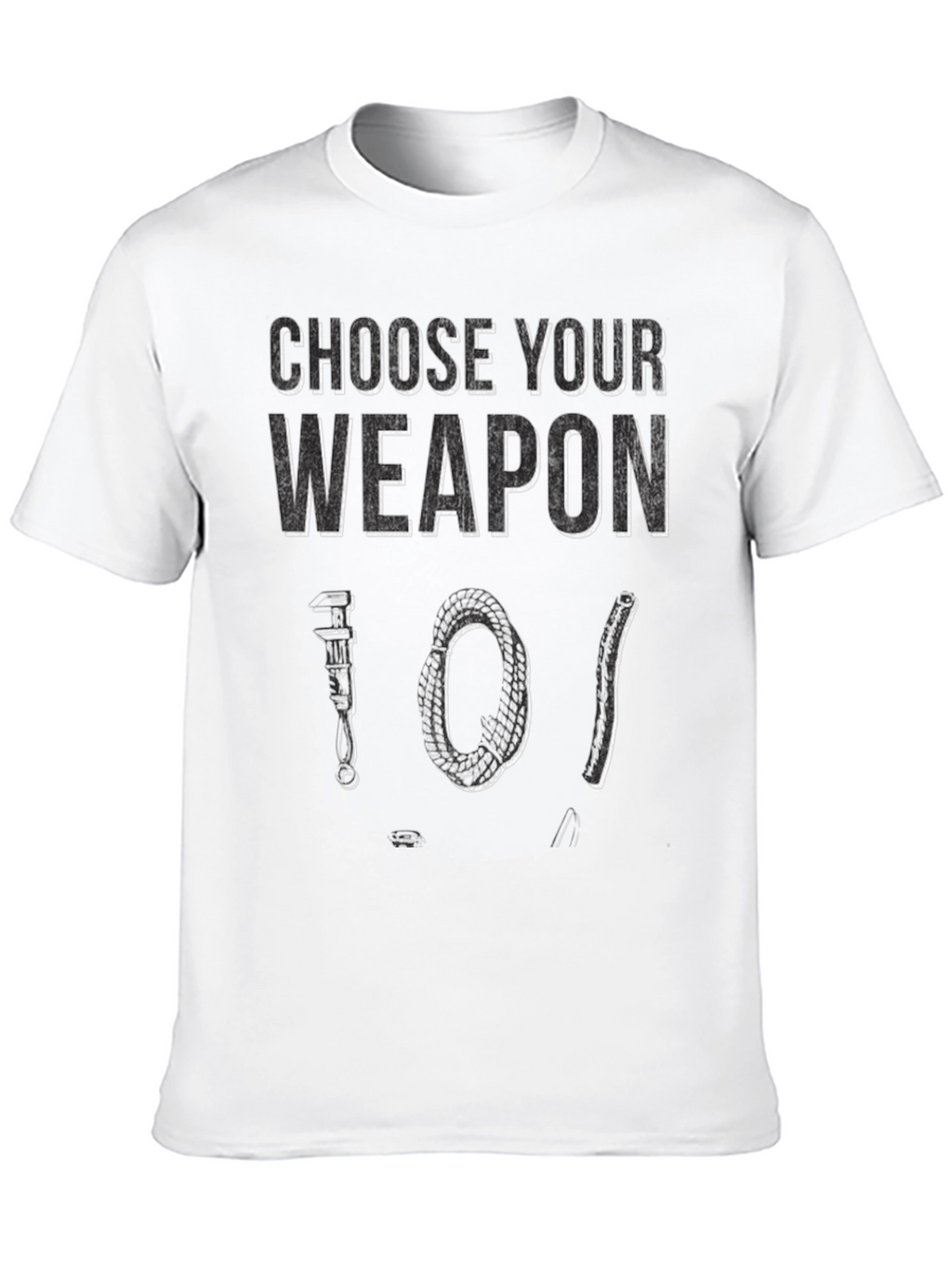 Choose Your Weapon T-Shirt - Black Graphic Tee