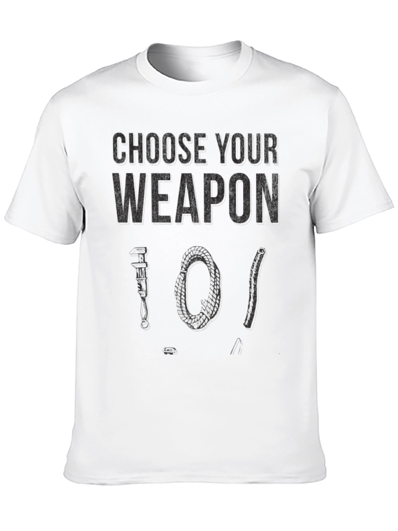 Choose Your Weapon T-Shirt - Black Graphic Tee