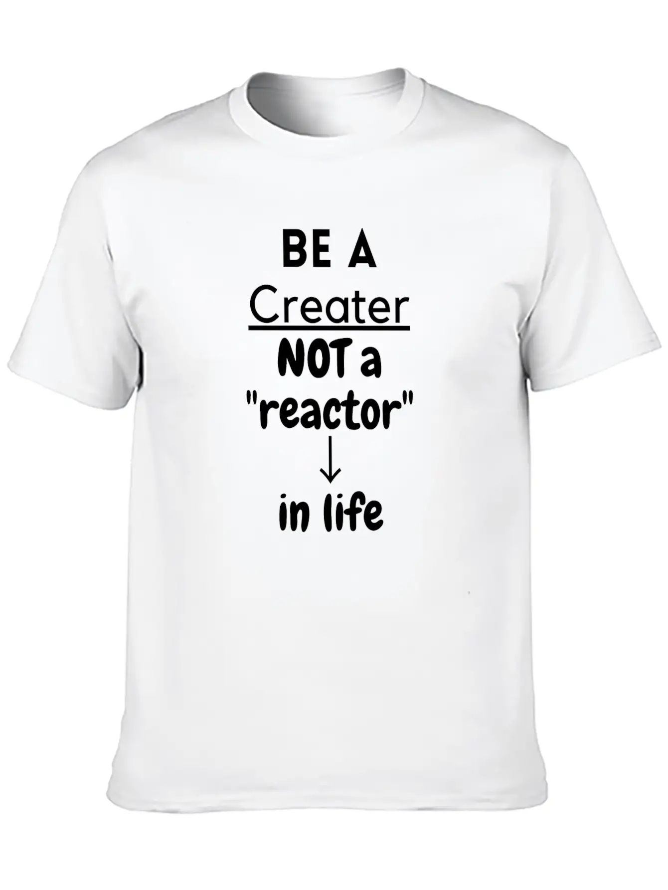 Wisdom In Life Unisex Casual T-Shirt – Clean Design For Daily Comfort