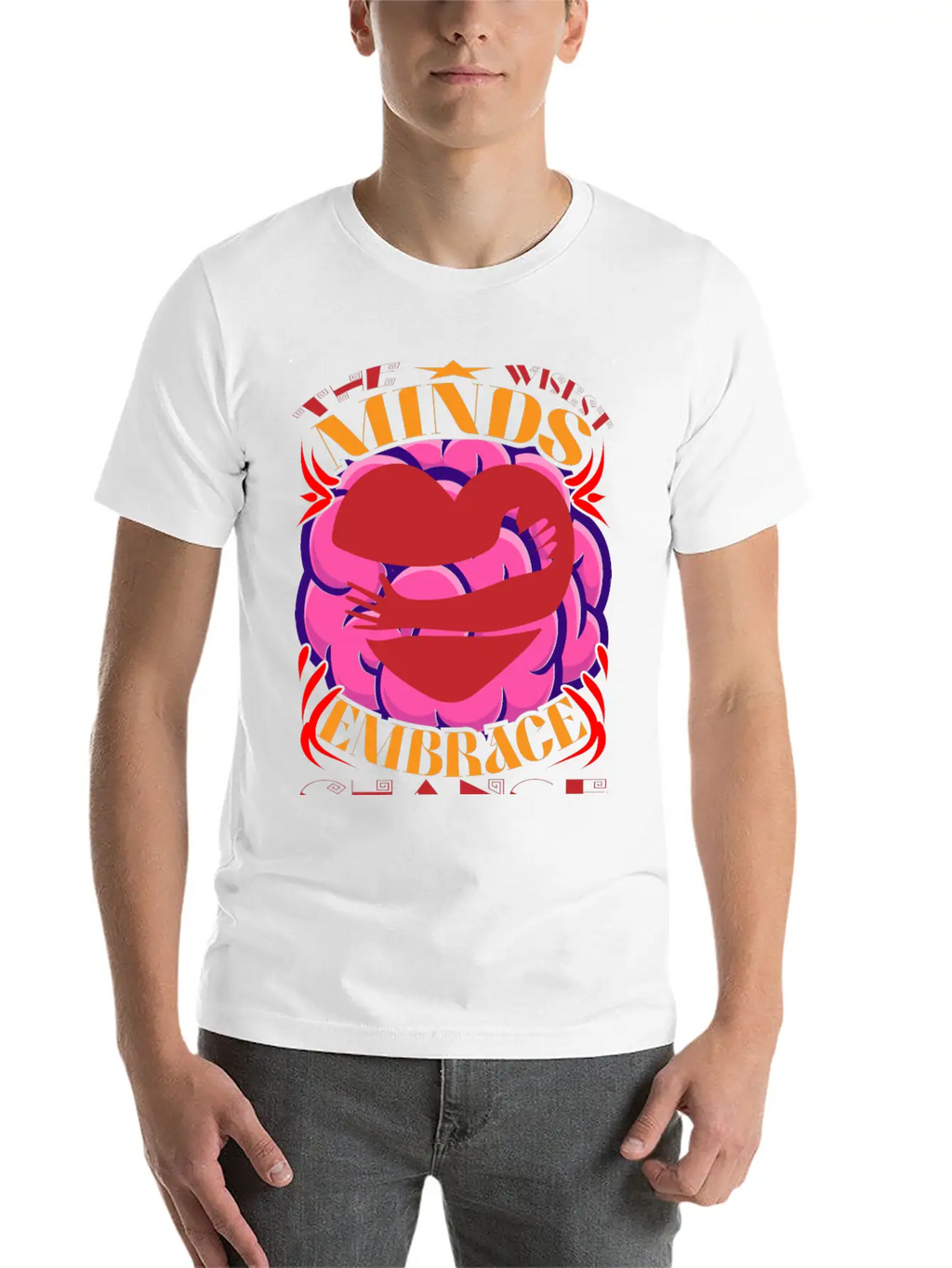 Wisdom T Typography T Shirt Design Unisex Casual T-Shirt – Clean Design For Daily Comfort