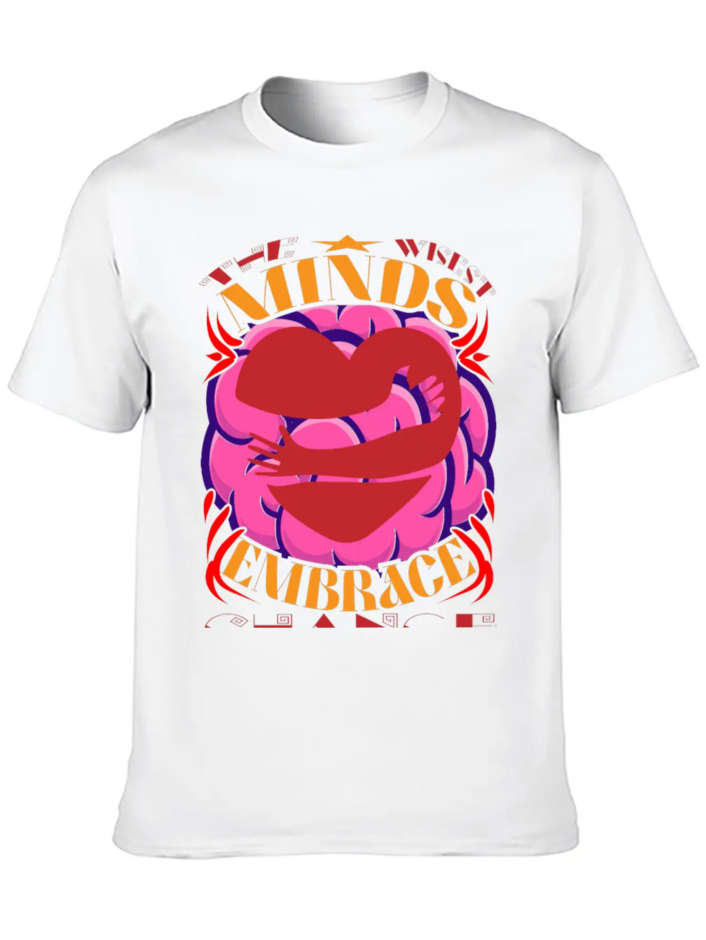 Wisdom T Typography T Shirt Design Unisex Casual T-Shirt – Clean Design For Daily Comfort
