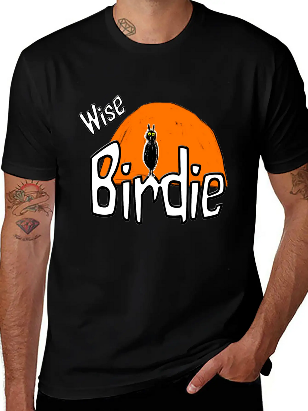 Wise Birdie. Unisex Casual T-Shirt – Clean Design For Daily Comfort