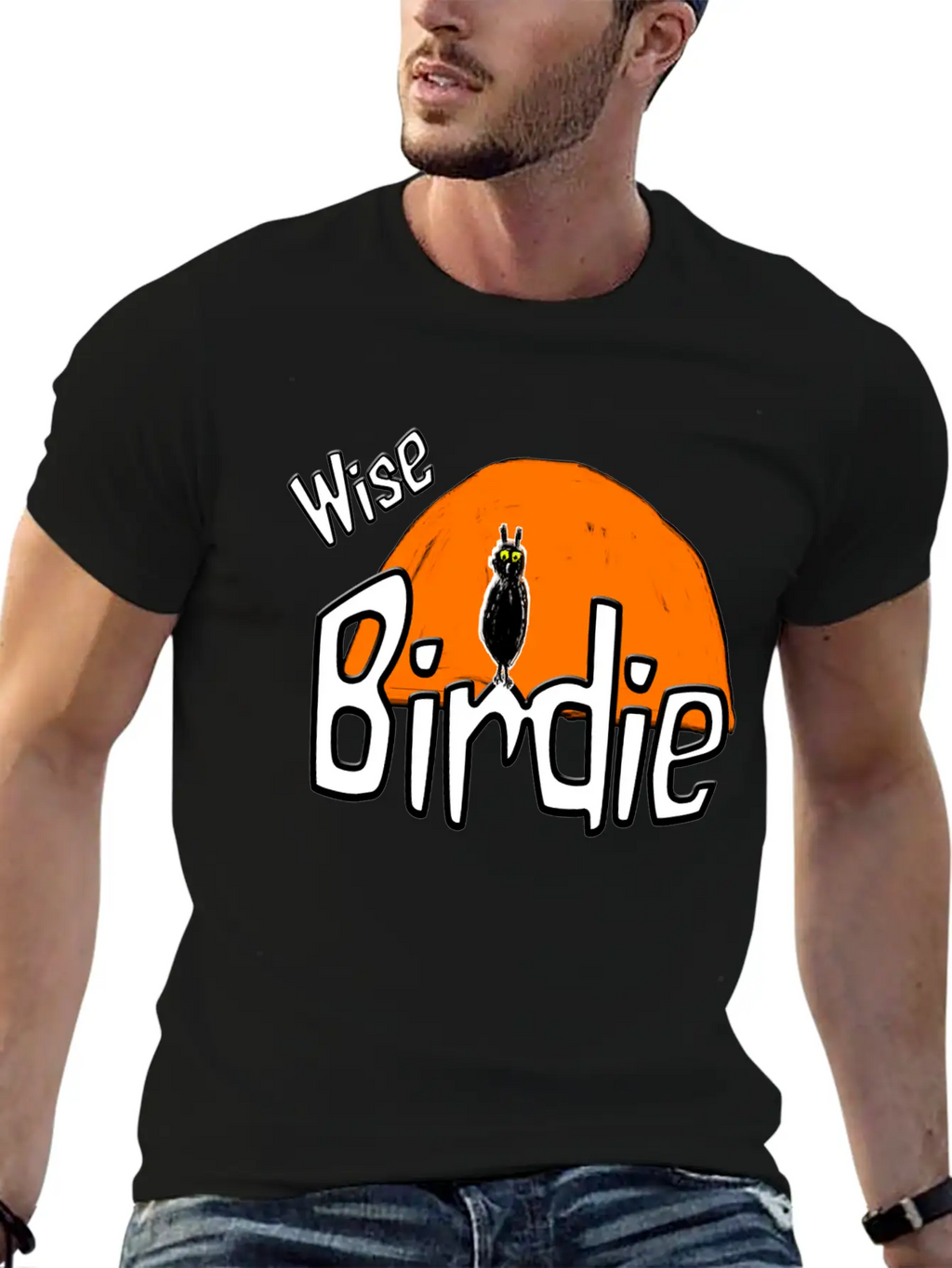 Wise Birdie. Unisex Casual T-Shirt – Clean Design For Daily Comfort