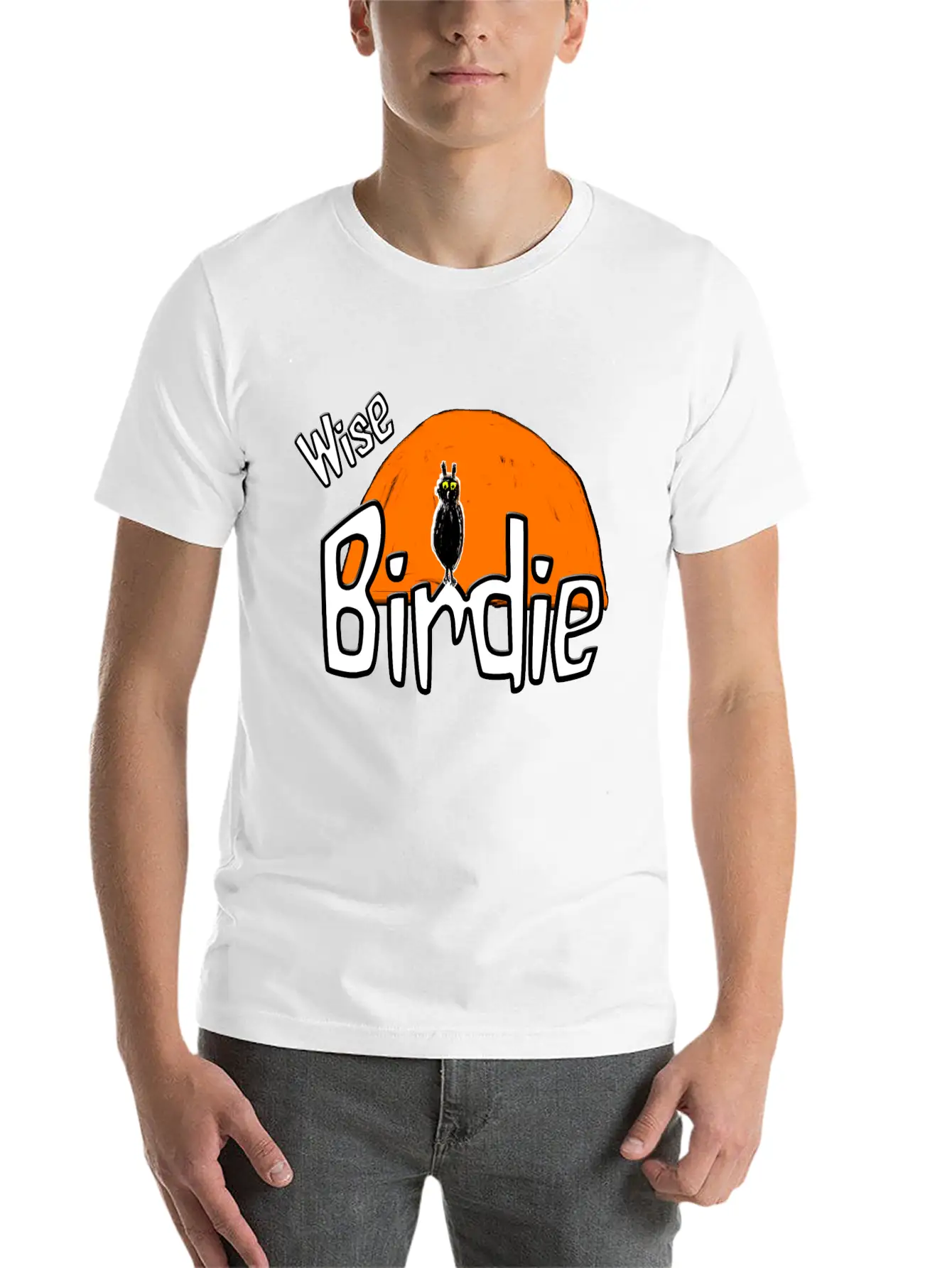 Wise Birdie. Unisex Casual T-Shirt – Clean Design For Daily Comfort