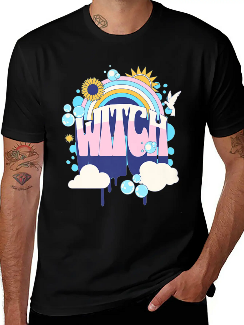 Witch Beautiful Fashion Clothing Premium Stylish Everyday T-Shirt – Unisex Basic Cotton Tee