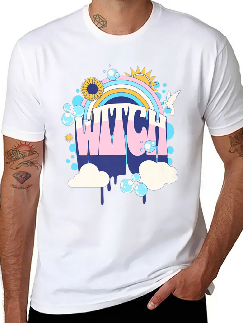 Witch Beautiful Fashion Clothing Premium Stylish Everyday T-Shirt – Unisex Basic Cotton Tee