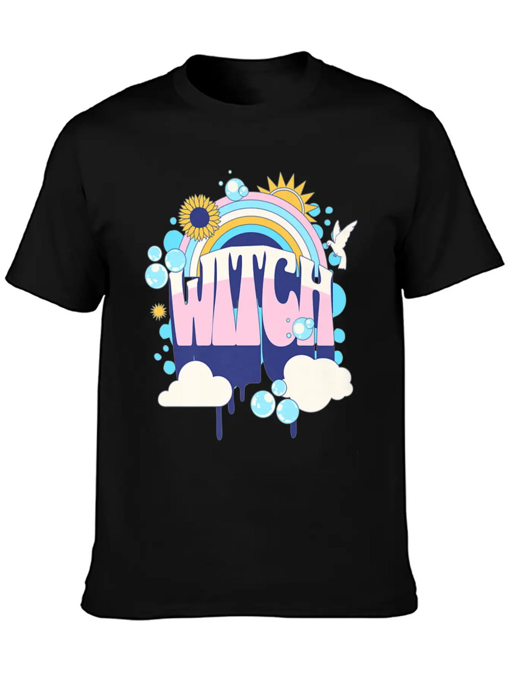 Witch Beautiful Fashion Clothing Premium Stylish Everyday T-Shirt – Unisex Basic Cotton Tee