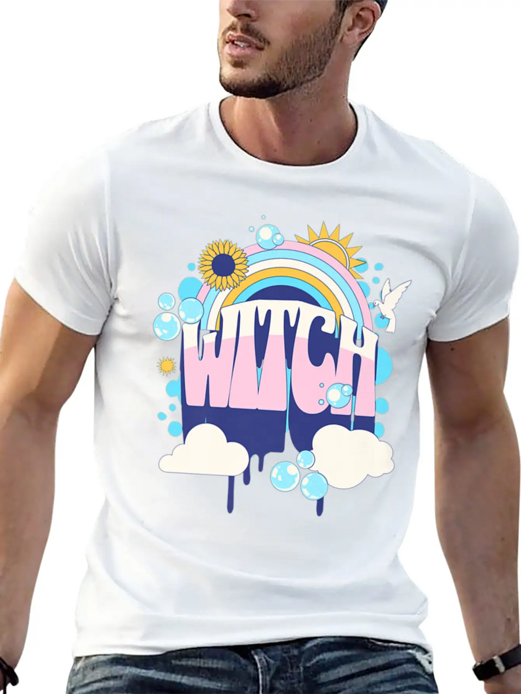 Witch Beautiful Fashion Clothing Premium Stylish Everyday T-Shirt – Unisex Basic Cotton Tee