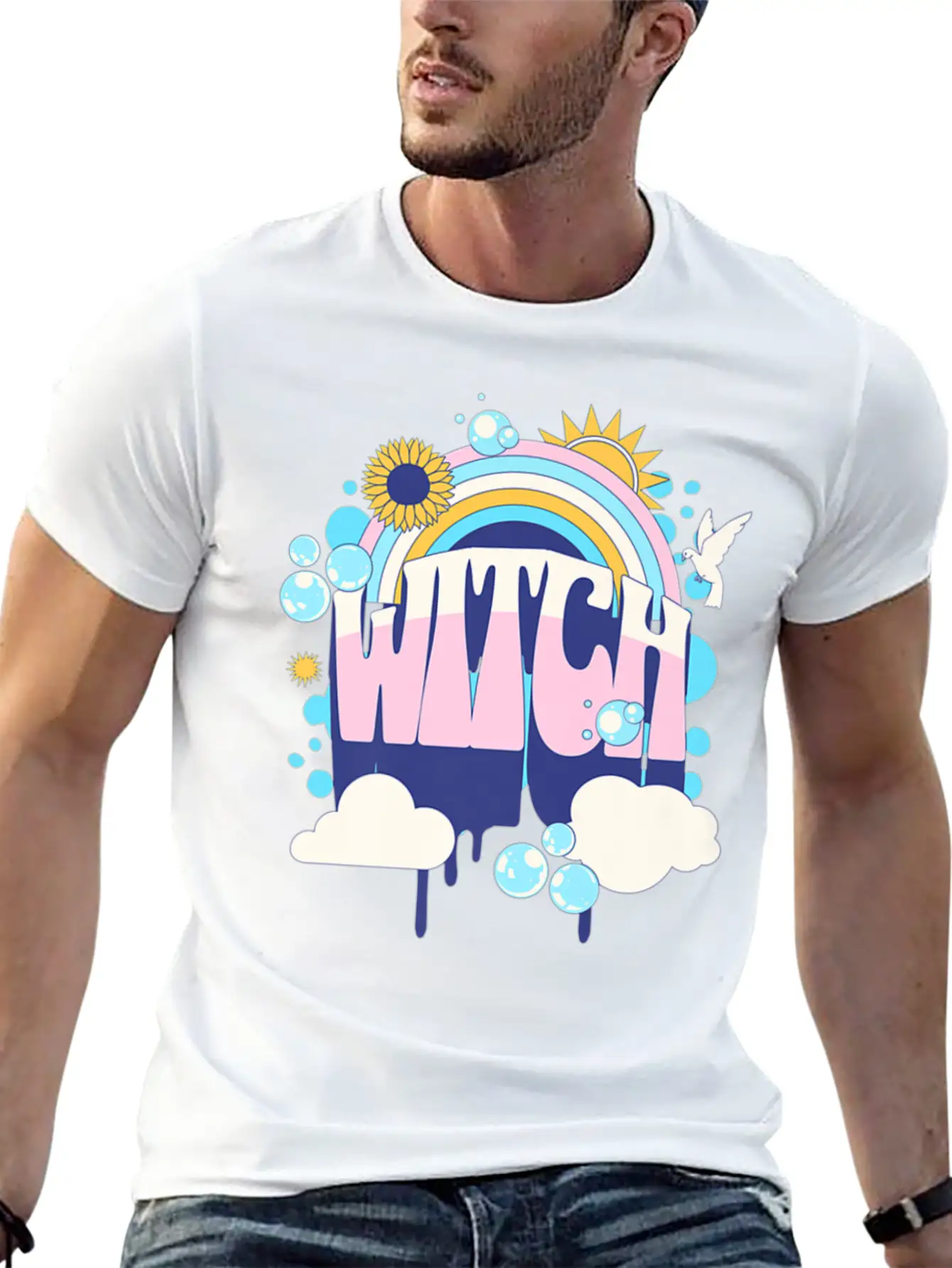 Witch Beautiful Fashion Clothing Premium Stylish Everyday T-Shirt – Unisex Basic Cotton Tee