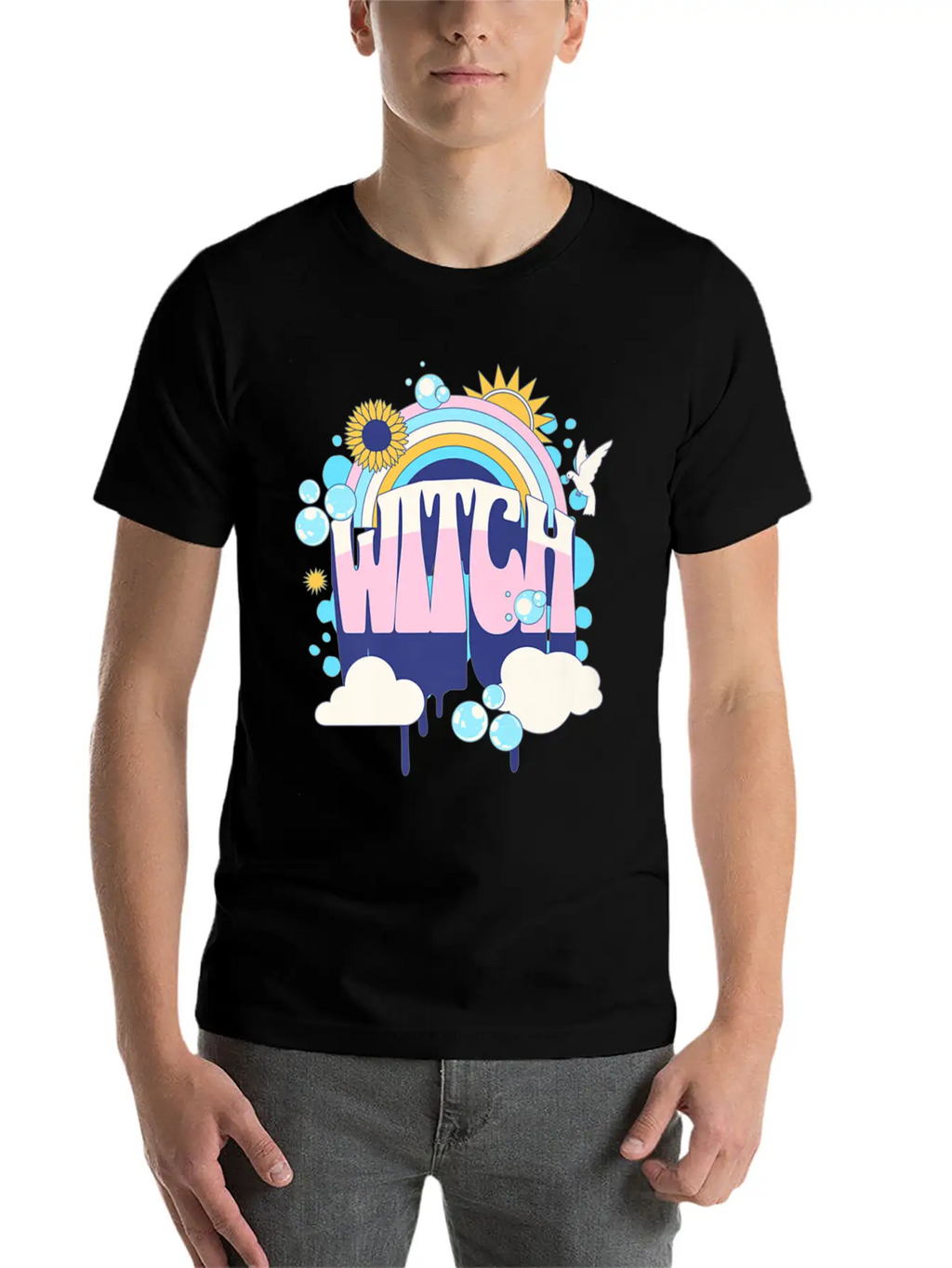 Witch Beautiful Fashion Clothing Premium Stylish Everyday T-Shirt – Unisex Basic Cotton Tee