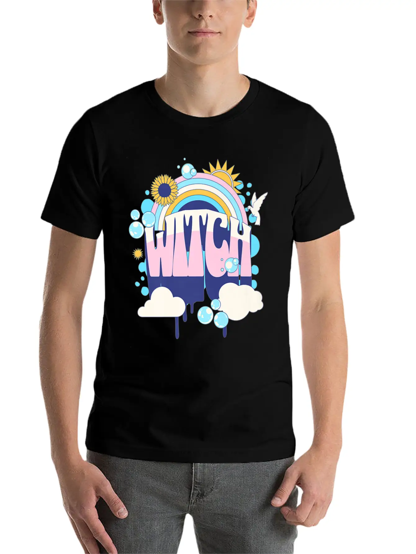 Witch Beautiful Fashion Clothing Premium Stylish Everyday T-Shirt – Unisex Basic Cotton Tee
