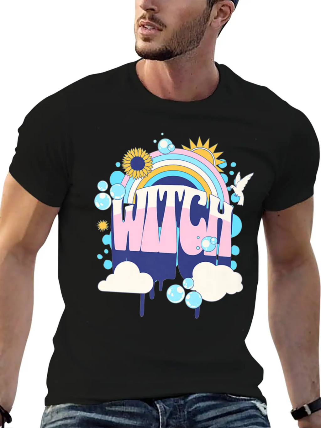 Witch Beautiful Fashion Clothing Premium Stylish Everyday T-Shirt – Unisex Basic Cotton Tee