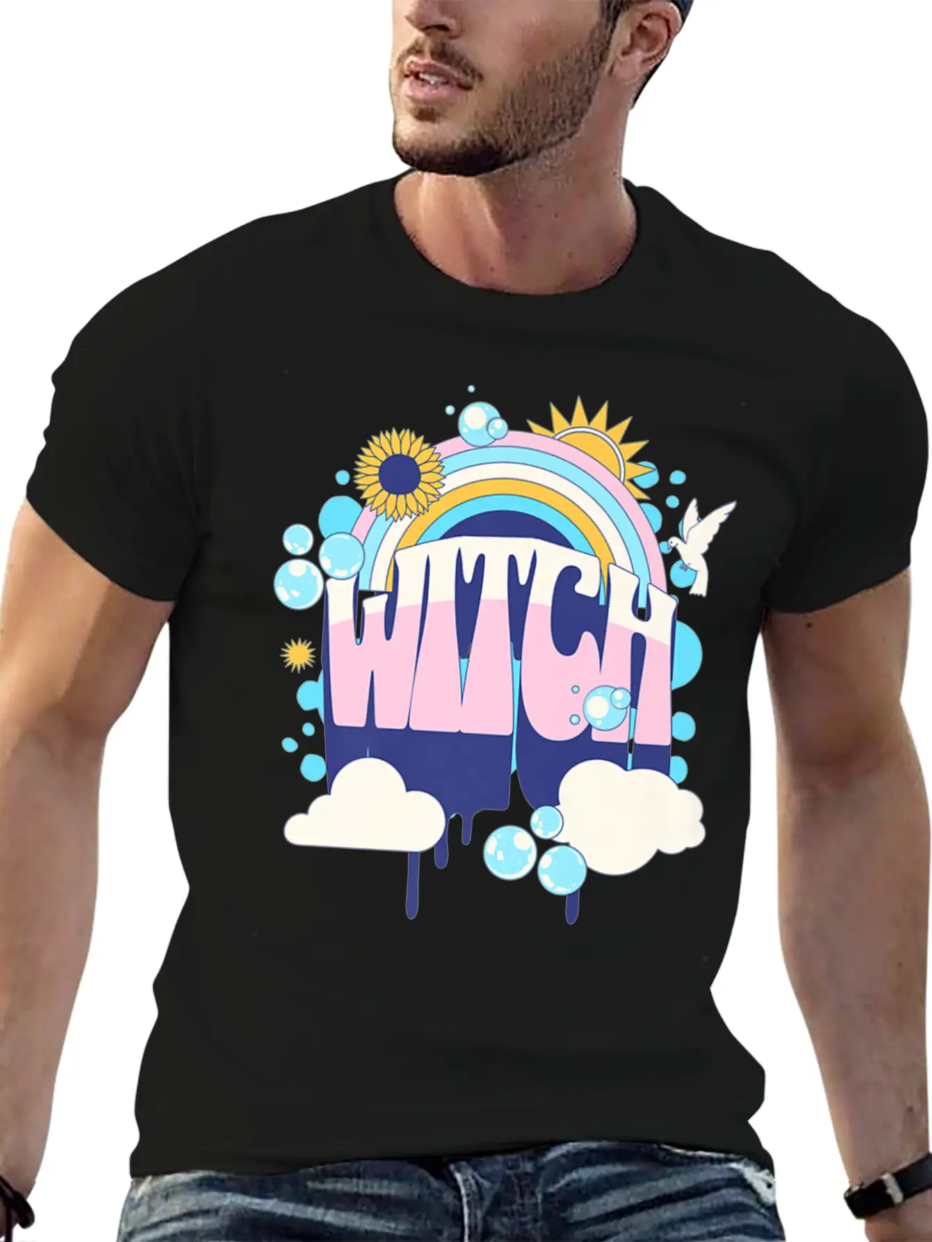Witch Beautiful Fashion Clothing Premium Stylish Everyday T-Shirt – Unisex Basic Cotton Tee
