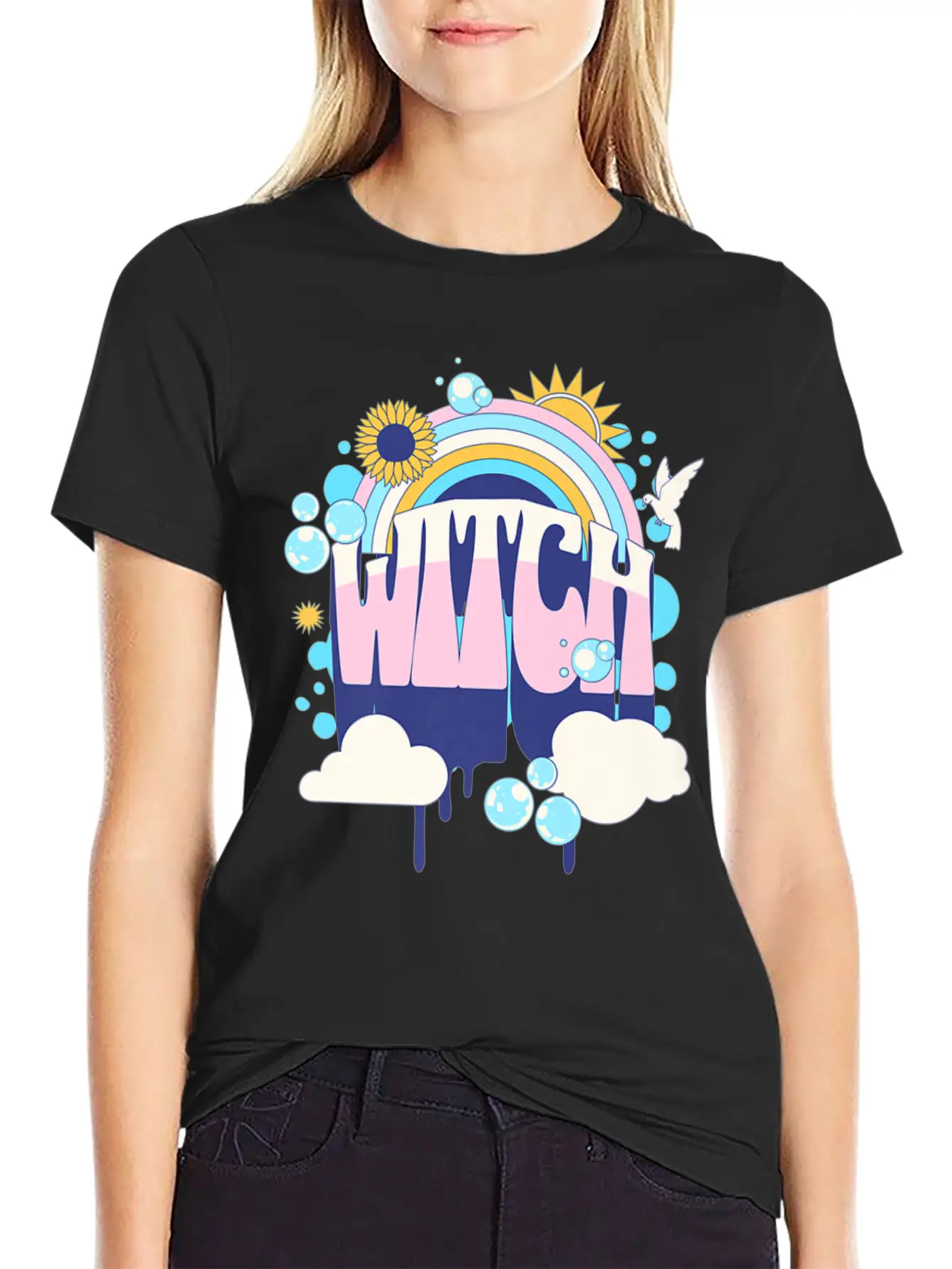 Witch Beautiful Fashion Clothing Premium Stylish Everyday T-Shirt – Unisex Basic Cotton Tee
