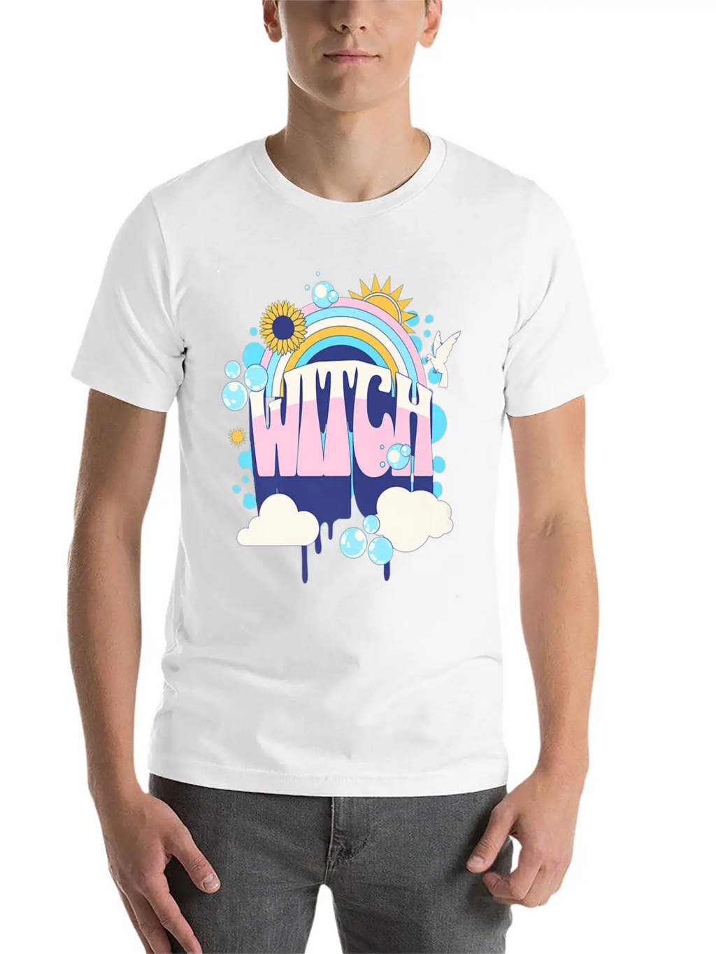 Witch Beautiful Fashion Clothing Premium Stylish Everyday T-Shirt – Unisex Basic Cotton Tee