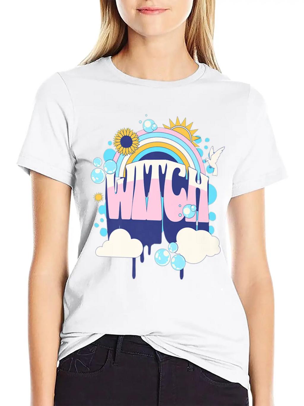 Witch Beautiful Fashion Clothing Premium Stylish Everyday T-Shirt – Unisex Basic Cotton Tee