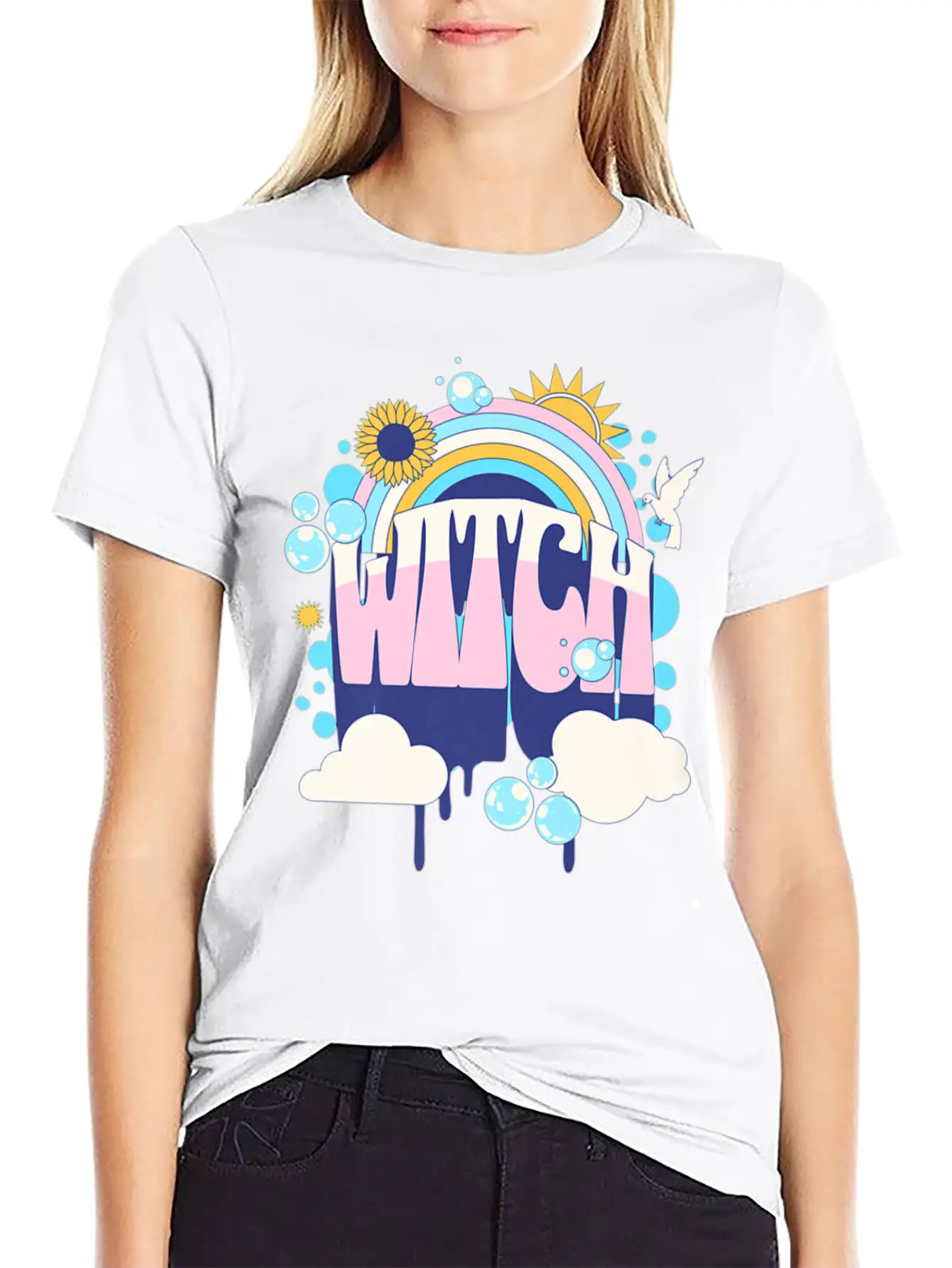 Witch Beautiful Fashion Clothing Premium Stylish Everyday T-Shirt – Unisex Basic Cotton Tee
