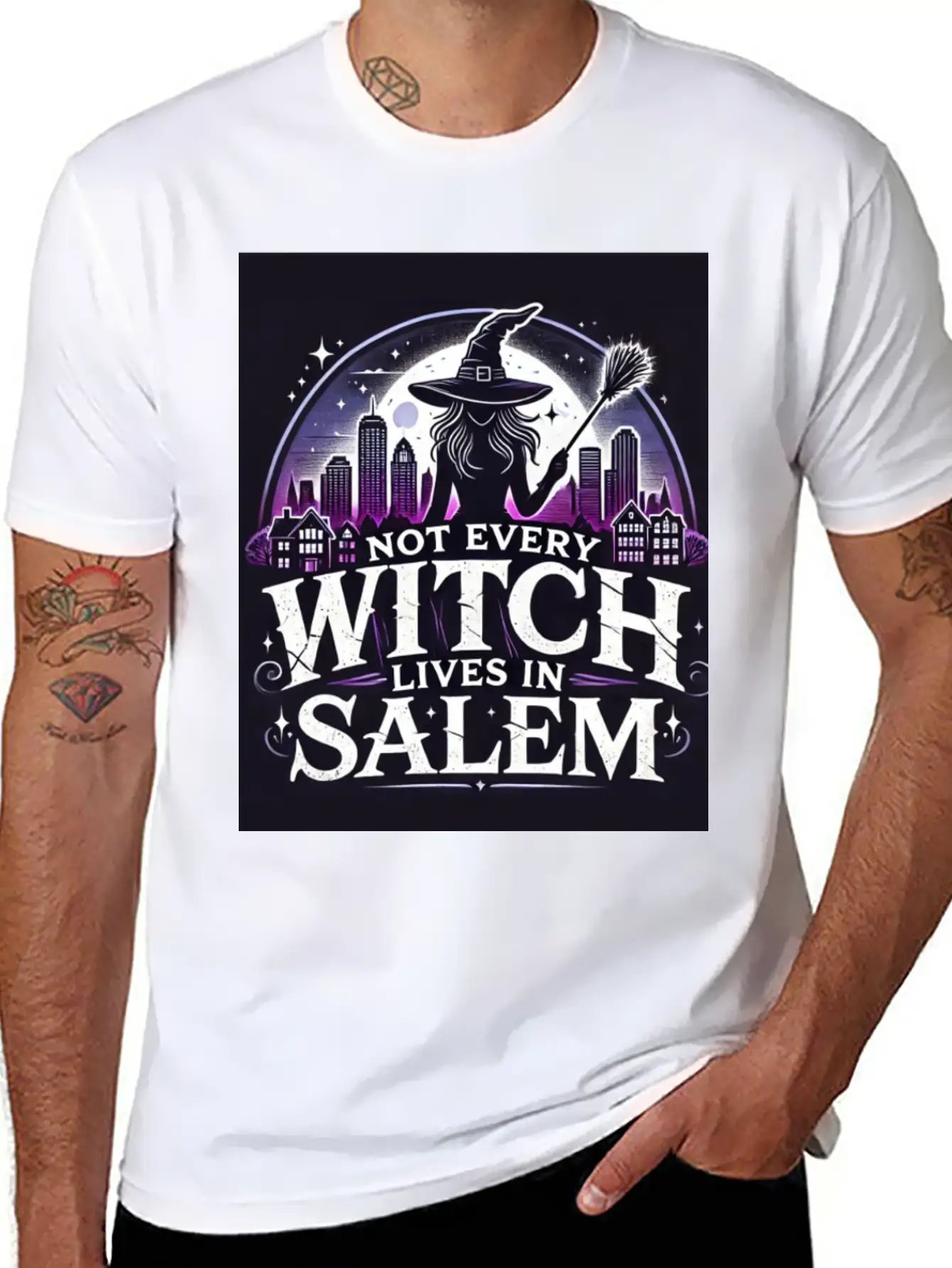 Witch Unisex Casual T-Shirt – Clean Design For Daily Comfort