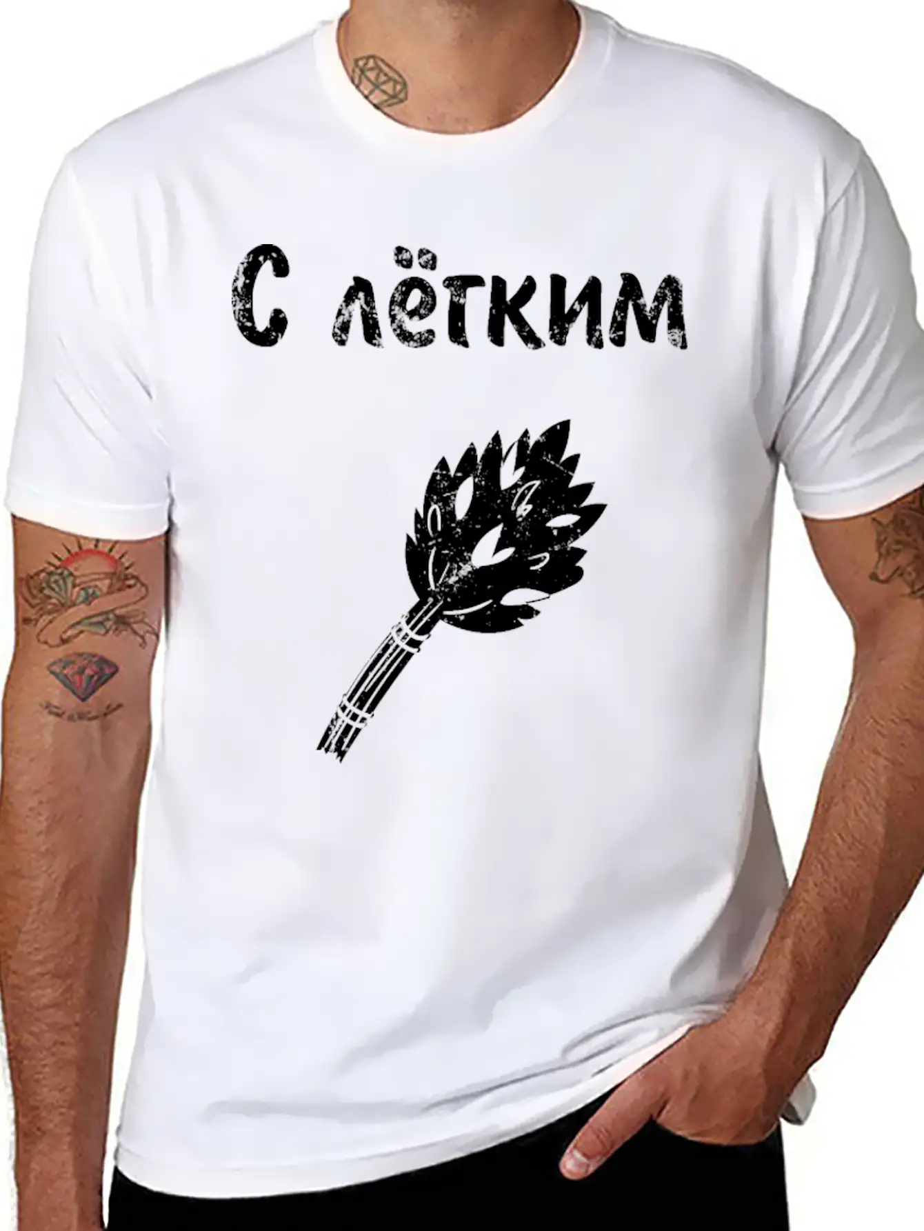 With Light Steam Sauna Saunahaus Banya Spa Breathable Soft Cotton T-Shirt – Timeless Casual Look