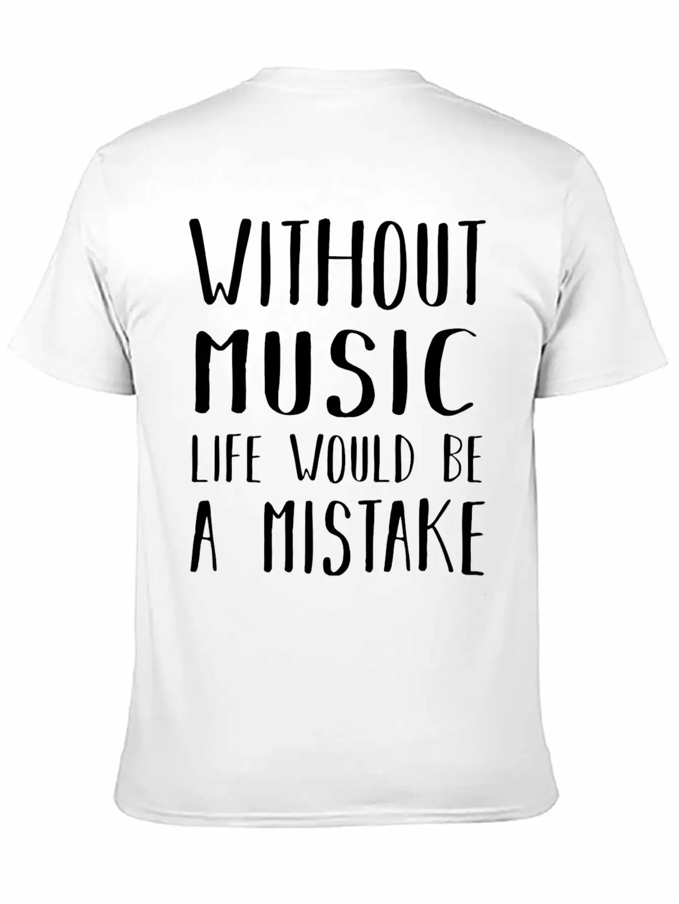 Without Music Casual Graphic T-Shirt – Simple And Comfortable Daily Wear