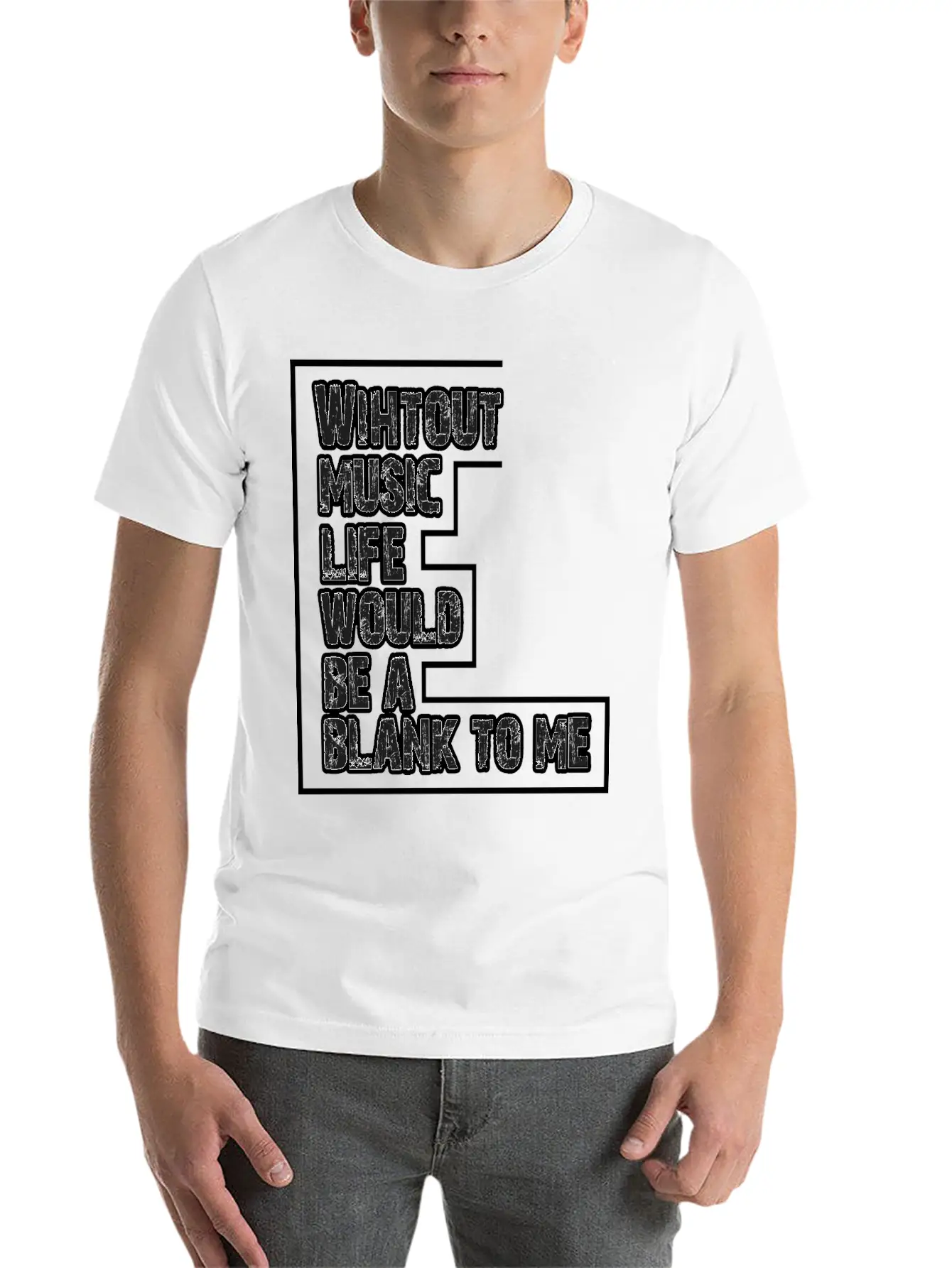 Without Music Life Would Be A Blank To Me 2 Unisex Casual T-Shirt – Clean Design For Daily Comfort