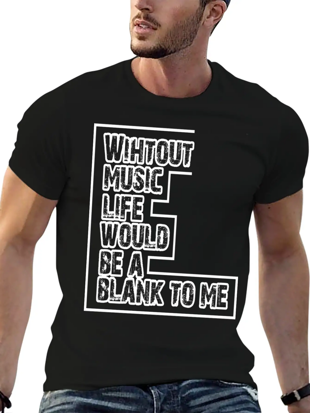 Without Music Life Would Be A Blank To Me 2 Unisex Casual T-Shirt – Clean Design For Daily Comfort