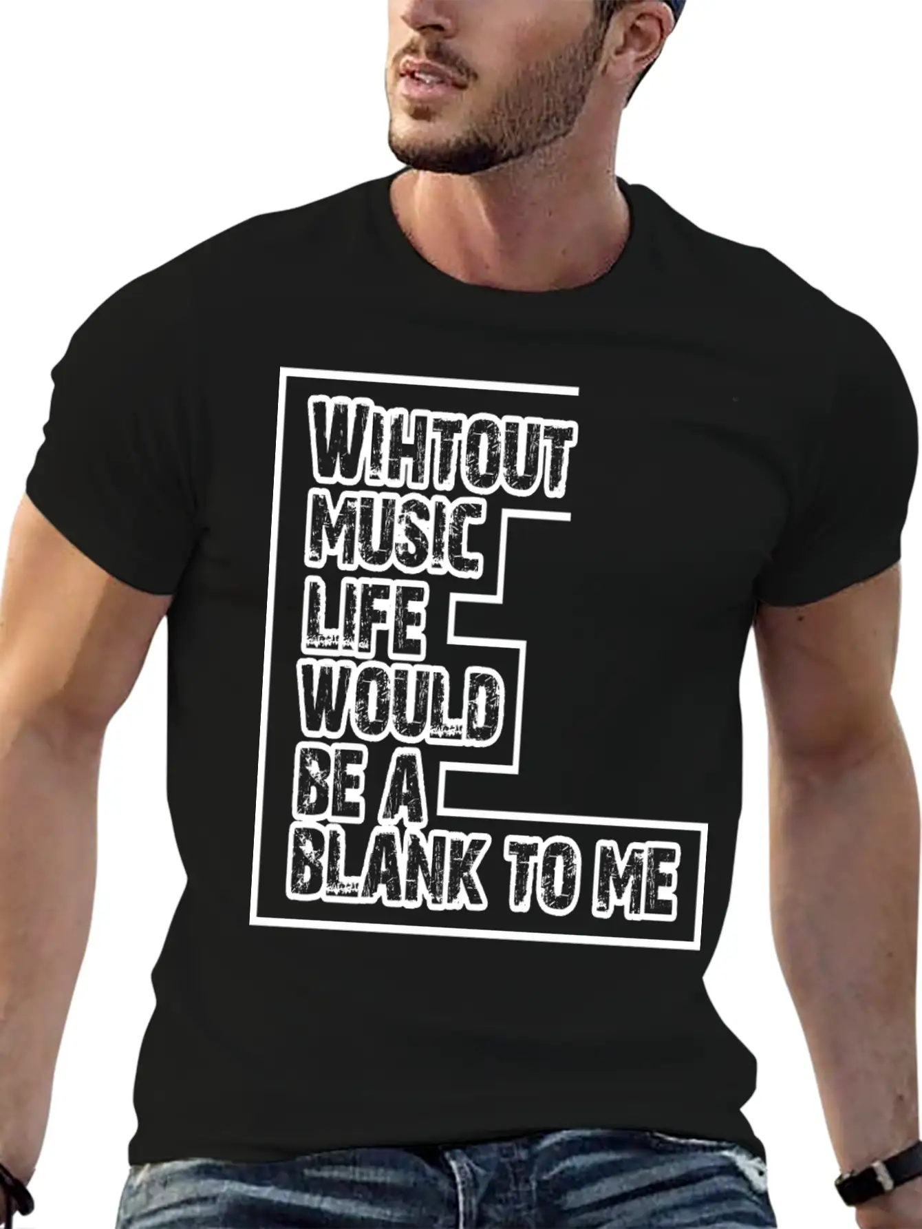 Without Music Life Would Be A Blank To Me 2 Unisex Casual T-Shirt – Clean Design For Daily Comfort