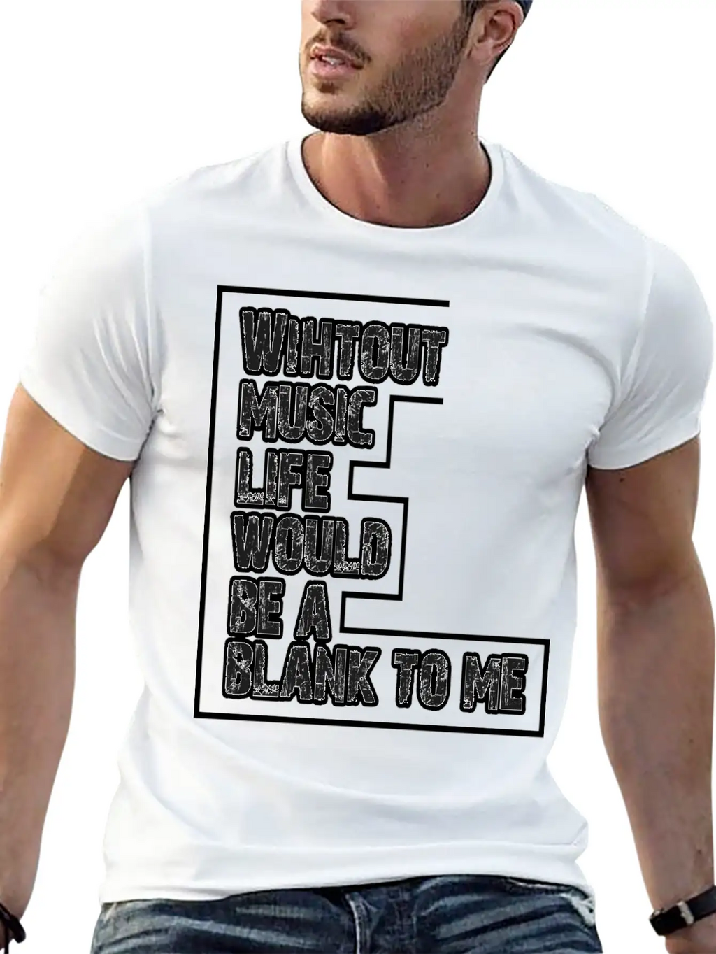 Without Music Life Would Be A Blank To Me 2 Unisex Casual T-Shirt – Clean Design For Daily Comfort