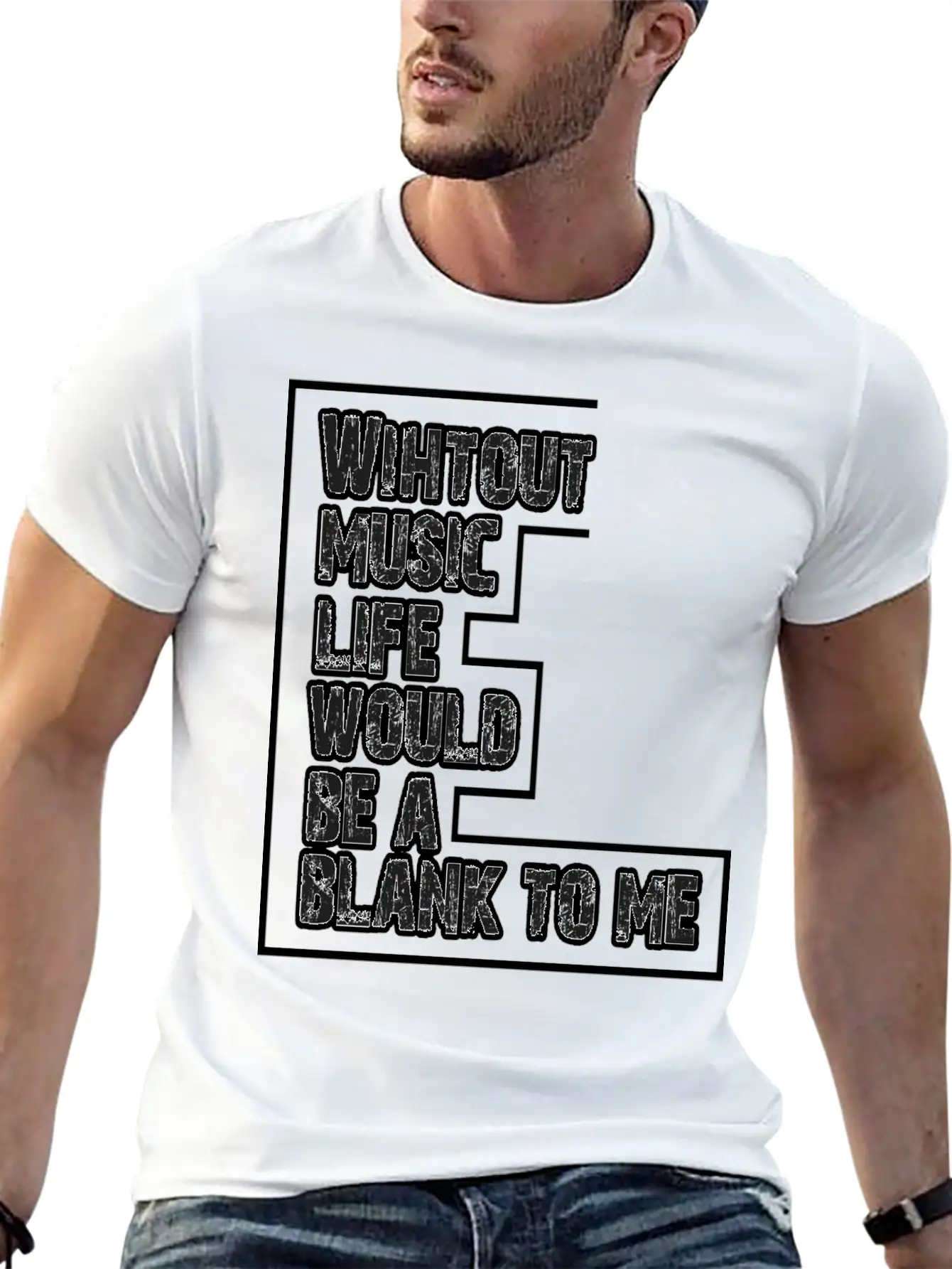 Without Music Life Would Be A Blank To Me 2 Unisex Casual T-Shirt – Clean Design For Daily Comfort