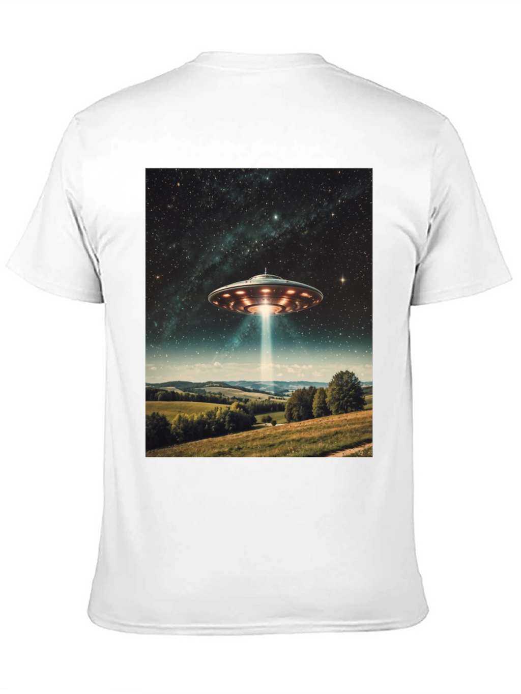 UFO Abduction T-Shirt - Sci-Fi Graphic Tee