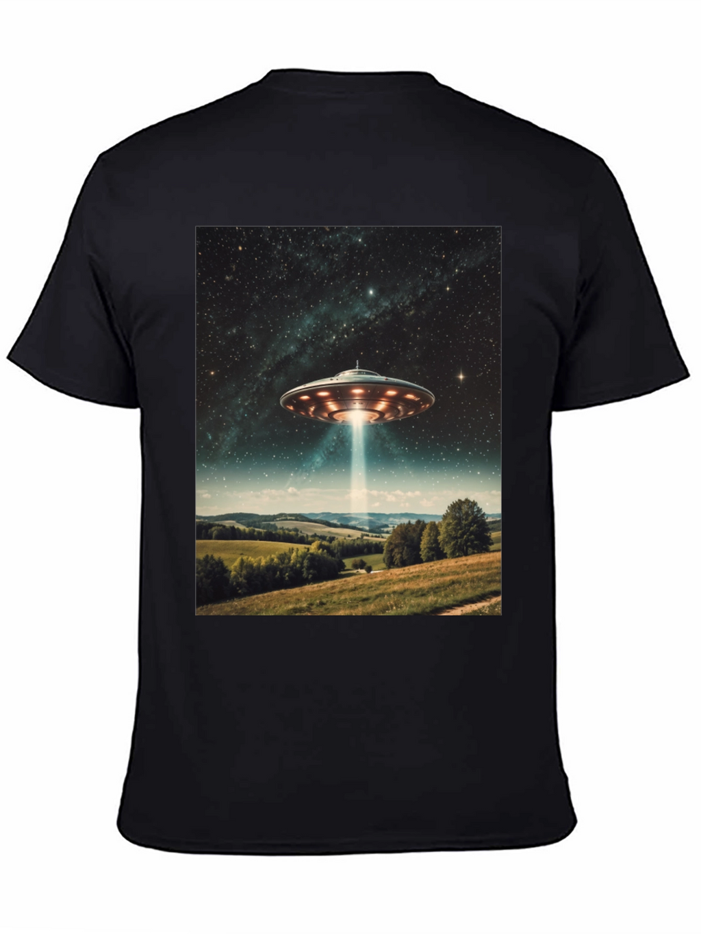 UFO Abduction T-Shirt - Sci-Fi Graphic Tee