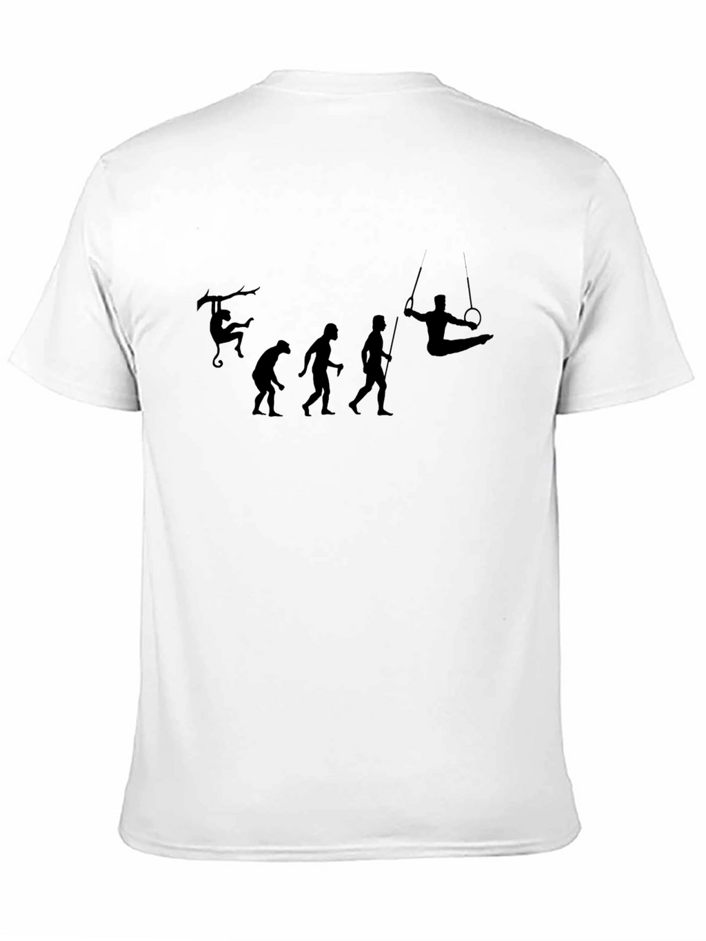 Evolution of Gymnast Black T-Shirt