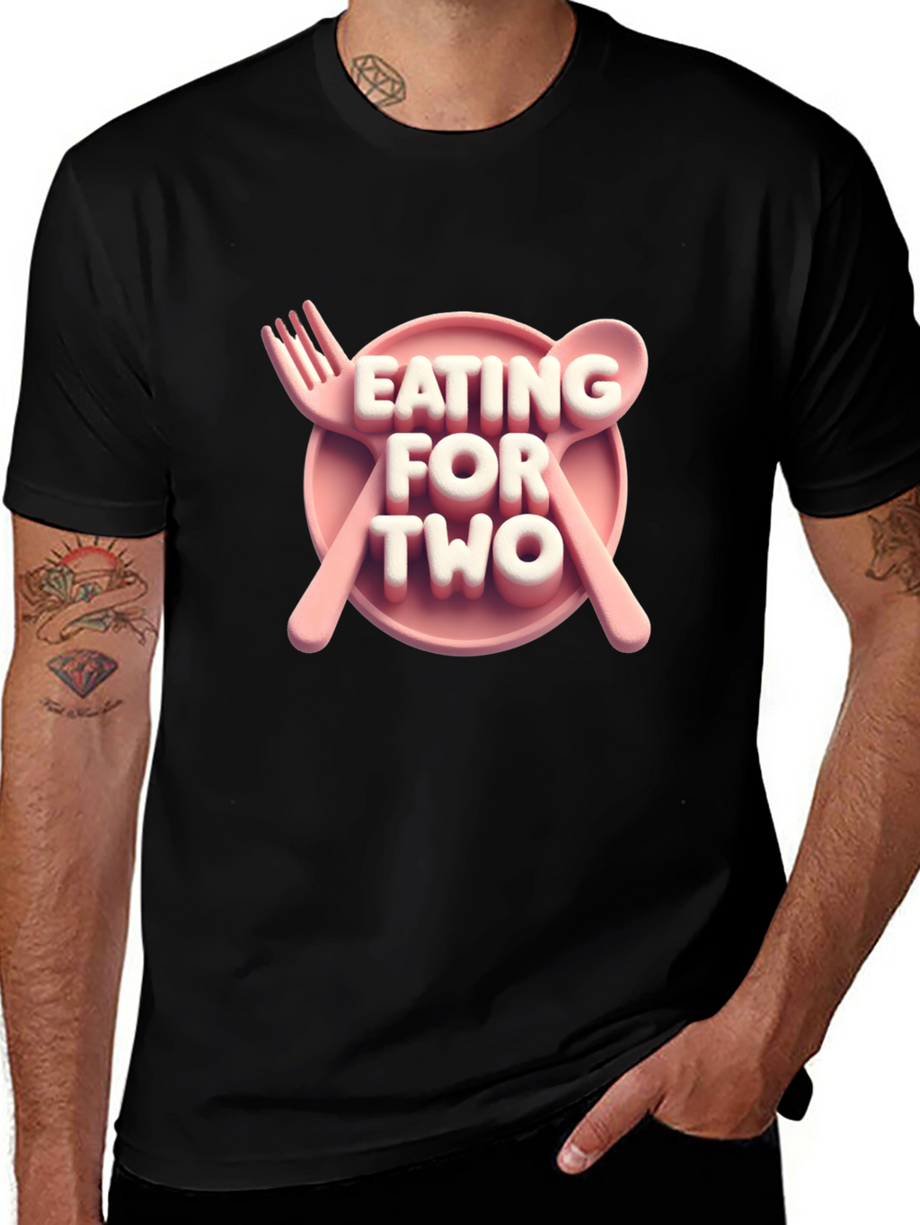 Eating for Two T-Shirt - Maternity Novelty Tee