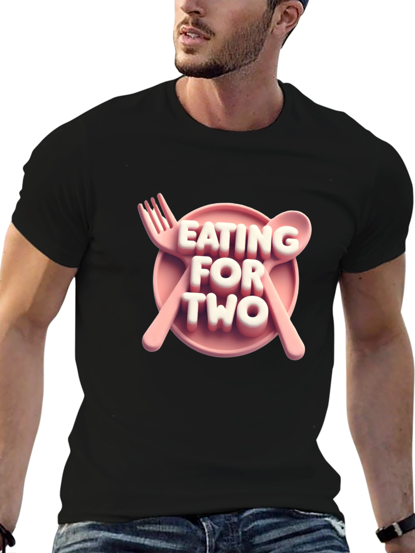 Eating for Two T-Shirt - Maternity Novelty Tee