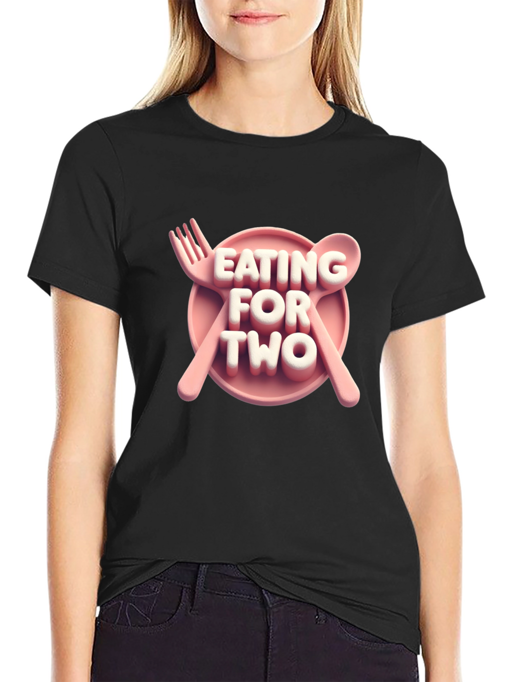 Eating for Two T-Shirt - Maternity Novelty Tee