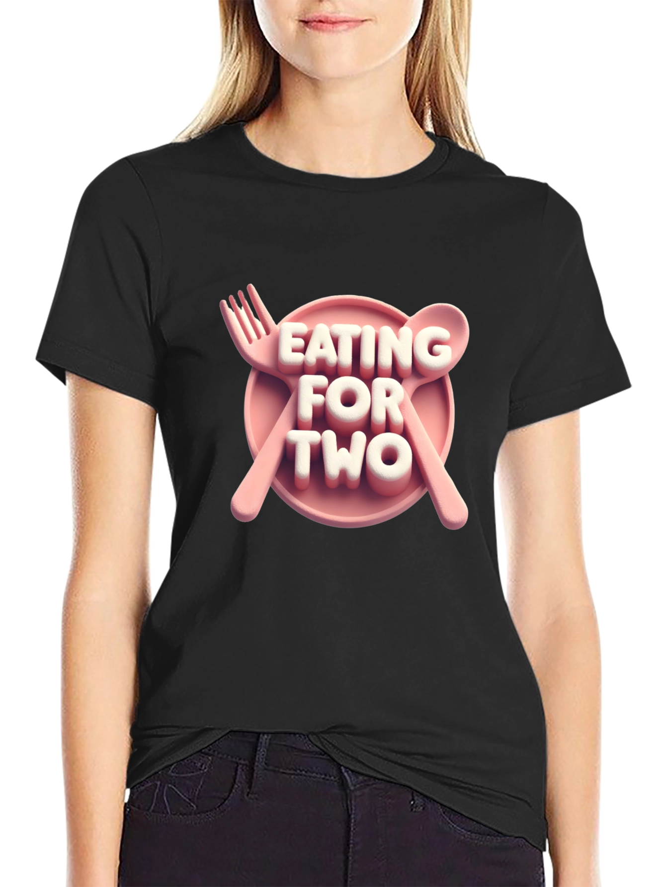 Eating for Two T-Shirt - Maternity Novelty Tee