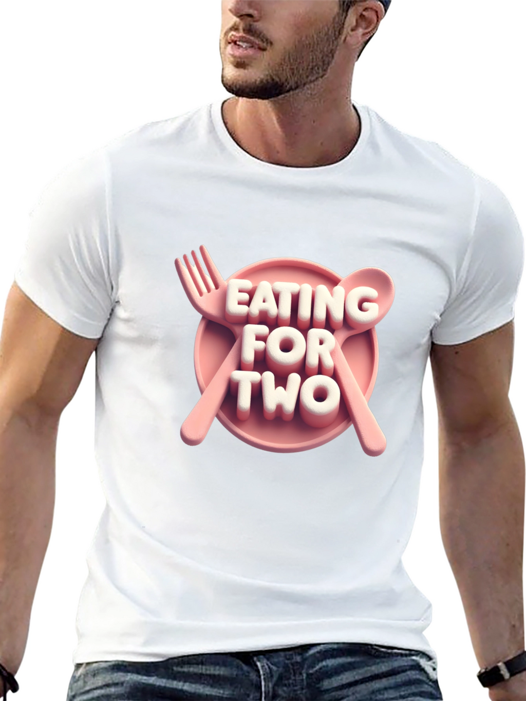 Eating for Two T-Shirt - Maternity Novelty Tee