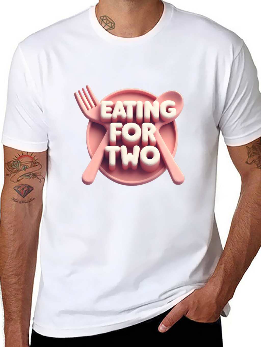 Eating for Two T-Shirt - Maternity Novelty Tee